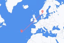 Flyg från Oslo, Norge till Ponta Delgada, Portugal