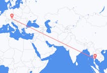 Flights from Hua Hin District, Thailand to Salzburg, Austria