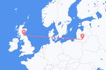 Flyg från Kaunas till Edinburgh