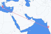 Flights from Goa, India to Chania, Greece