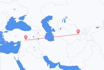 Flyg från Samarkand, Uzbekistan till Sanliurfa, Turkiet
