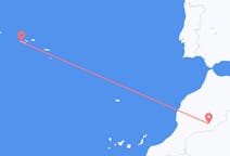 Flights from Zagora, Morocco to Horta, Azores, Portugal