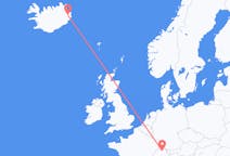 Vluchten uit Zürich, Zwitserland naar Egilsstaðir, IJsland