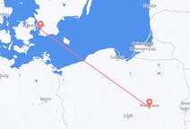 Flyrejser fra Warszawa, Polen til Malmø, Sverige
