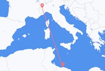 Vluchten van Tripoli naar Turijn