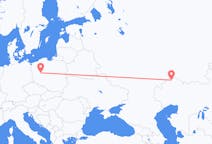Flyrejser fra Mundtlig, Kasakhstan til Poznań, Polen