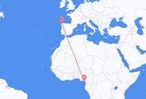 Flyreiser fra Malabo, Ekvatorial-Guinea til La Coruña, Spania
