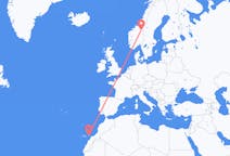 Flights from Fuerteventura, Spain to Røros, Norway