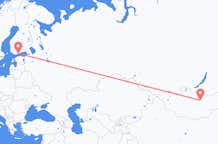 Lennot Ulaanbaatarista Helsinkiin