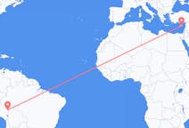 Flyg från Puerto Maldonado, Peru till Larnaca, Cypern