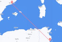 Flyreiser fra Sfax, Tunisia til Barcelona, Spania