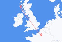 Flights from Paris, France to Tiree, the United Kingdom