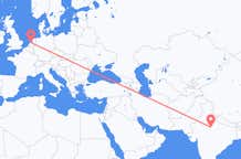 Flyreiser fra Gwalior, til Amsterdam