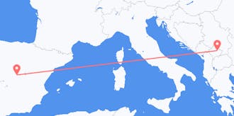 Flights from Spain to Kosovo