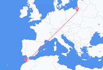 Flights from Rabat, Morocco to Szymany, Szczytno County, Poland