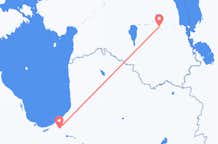 Vluchten van Riga, Pescara naar Tartu