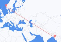 Flights from Magway, Myanmar (Burma) to Bergen, Norway
