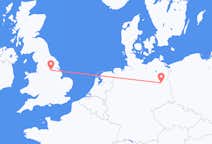 Flyg från Doncaster, England till Berlin, Maryland, Tyskland