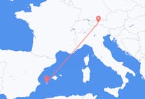出发地 奥地利因斯布鲁克目的地 西班牙伊维萨岛的航班
