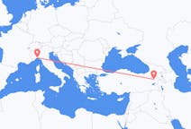 Flights from Ağrı, Turkey to Genoa, Italy