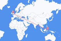 Flights from Manado, Indonesia to Birmingham, England
