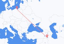 Flights from Urmia to Gdańsk