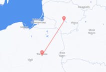 Flyreiser fra Kaunas, Litauen til Warszawa, Polen
