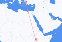 Flights from Jinka, Ethiopia to Bodrum, Turkey