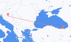 Flyreiser fra Banja Luka, Bosnia-Hercegovina til Trabzon, Tyrkia