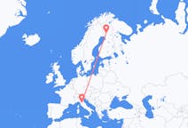 Loty z Rovaniemi, Finlandia do Florencji, Włochy