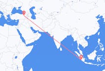 Flights from Bengkulu, Indonesia to Erzurum, Turkey