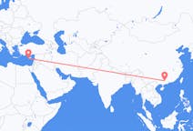 Flyrejser fra Wuzhou, Kina til Pafos, Cypern