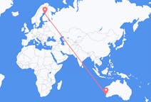 Flyreiser fra Perth, Australia til Uleåborg, Finland