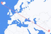 出发地 印度出发地 賴布爾目的地 冰岛雷克雅未克的航班