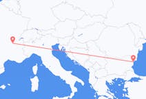 Flug frá Lyon til Varna