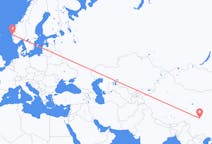Flights from Chengdu to Bergen
