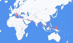 Flyreiser fra Vanimo, Papua Ny-Guinea til Malta, Malta