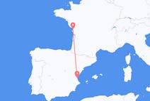 Flights from La Rochelle to Valencia