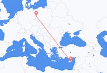 Flights from Larnaca in Cyprus to Zielona Góra in Poland
