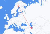 Flyrejser fra Teheran, Iran til Luleå, Sverige