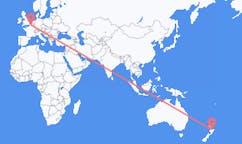 出发地 新西兰罗托路亚目的地 法国里尔的航班