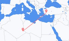 Loty z Dżanat, Algieria z Denizli, Turcja
