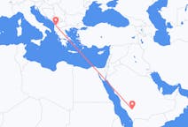 Flyg från Bisha, Saudiarabien till Tirana, Albanien