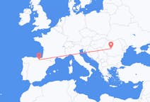 Flyg från Vitoria, Spanien till Sibiu, Rumänien