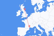 Flights from Newcastle upon Tyne, the United Kingdom to Béziers, France