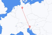 Vluchten van Hannover, Duitsland naar Triëst, Italië