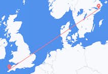 Flyrejser fra Newquay til Stockholm