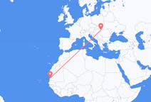 Flyg från Nouakchott, Mauretanien till Debrecen, Ungern