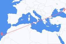 Fly fra Krasnodar til Fuerteventura