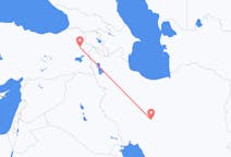 Flyg från Esfahan till Ağrı